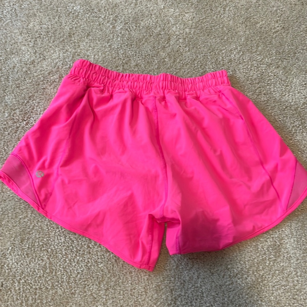 RARE Highlight Pink Hotty Hot Lululemon Shorts